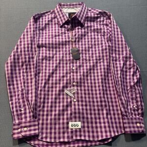 Egara Men's Warehouse Slim-Fit Stretch Shirt Men's Sz L Brand New